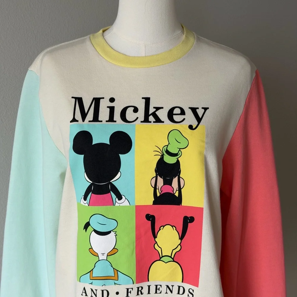 Disney cream crewneck